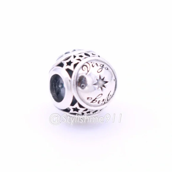Authentic PANDORA Retired Virgo Star Sign Charm - 791941 - Picture 8 of 13